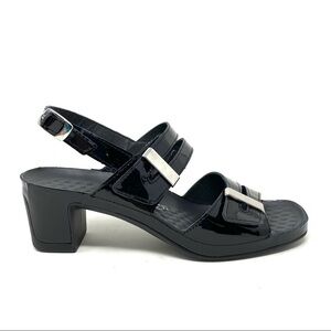 Vital Shoes Joy Lack Schwarz black comfort sandals